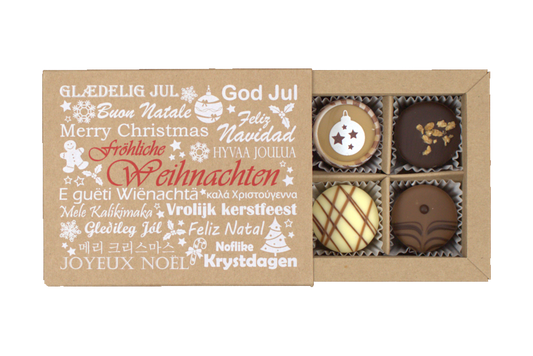 Fröhliche Weihnachten - Pralinenmischung - 125g