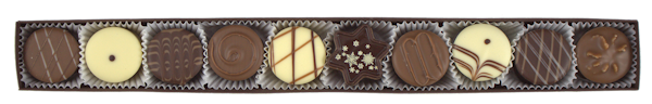Weihnachts-Pralinenstangen
