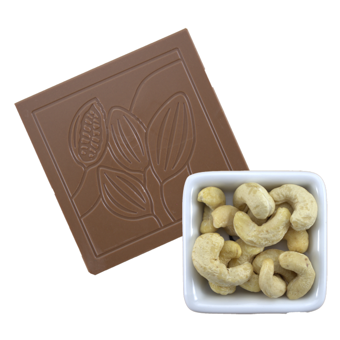 Vollmilchschokolade Cashew an Cahew - 45g