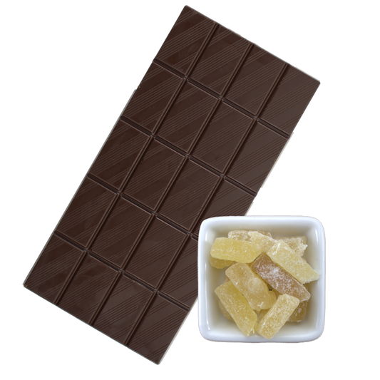 Zartbitterschokolade mit Ingwer- 100g