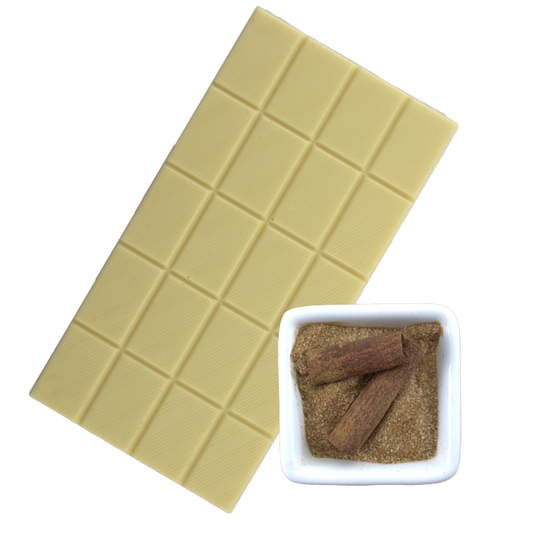 Weiße Schokolade mit Zimt - 100g