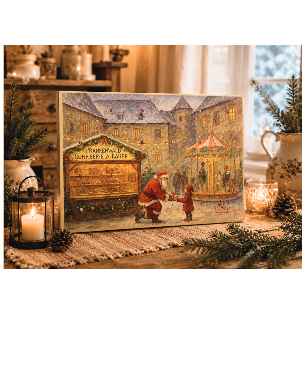Adventskalender „Weihnachtsmarkt im Burghof“