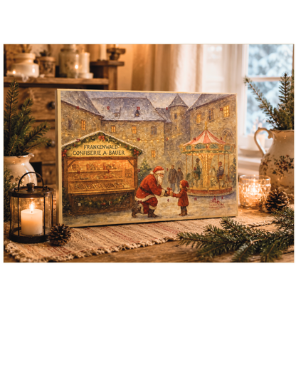 Adventskalender „Weihnachtsmarkt im Burghof“