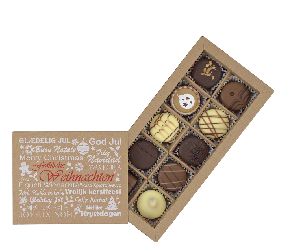 Fröhliche Weihnachten - Pralinenmischung - 125g