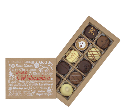 Fröhliche Weihnachten - Pralinenmischung - 125g