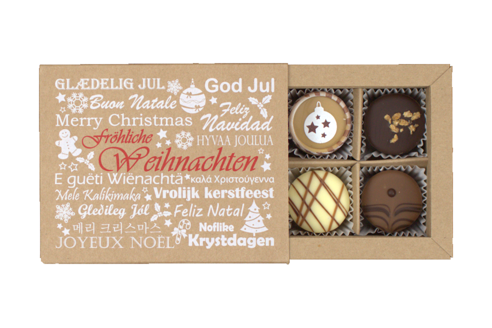 Fröhliche Weihnachten - Pralinenmischung - 125g