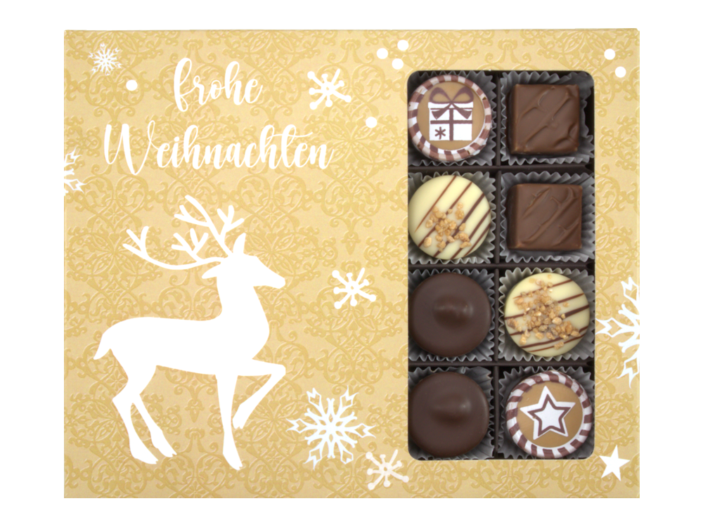Geschenkpackung Rentier 250g/380g