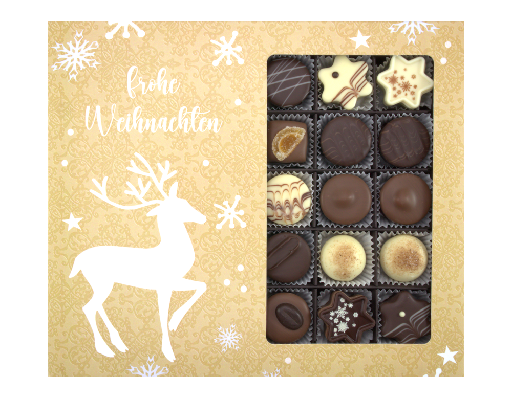 Geschenkpackung Rentier 250g/380g