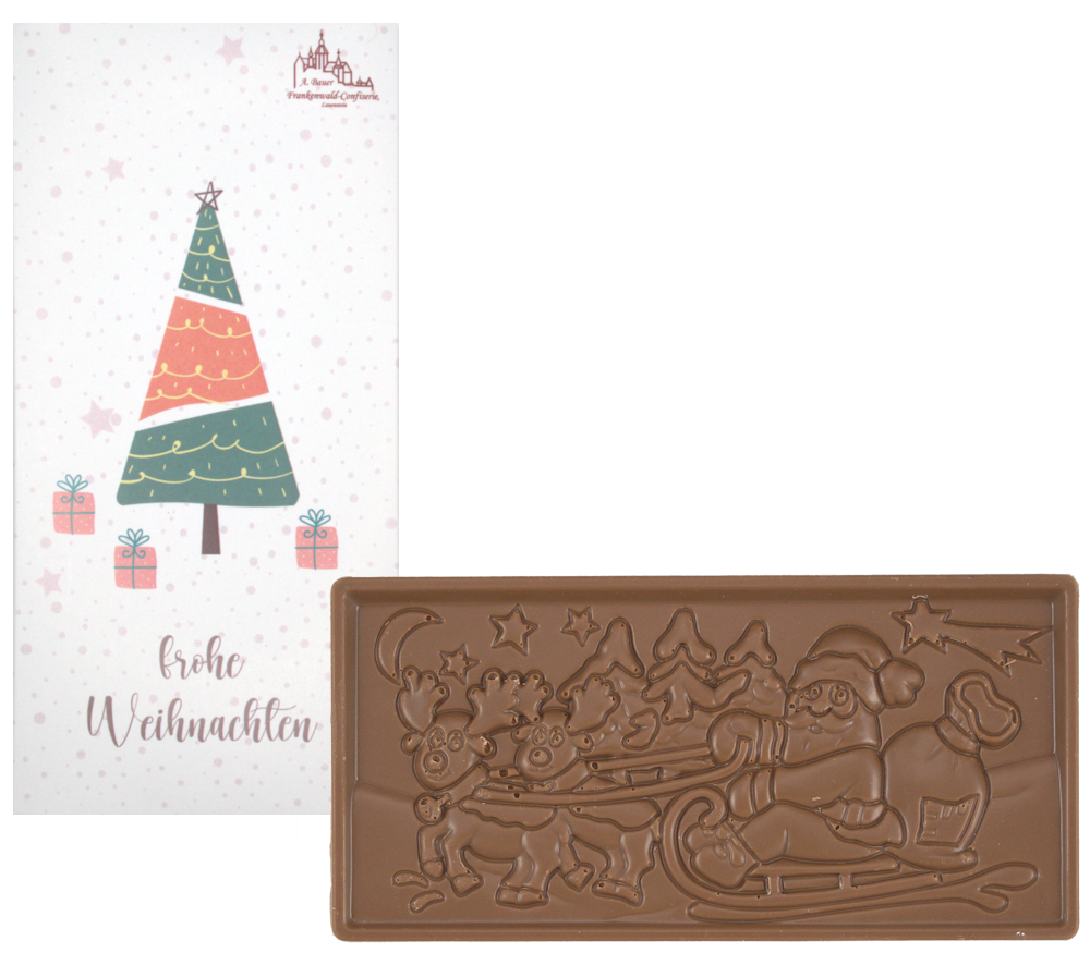 Vollmilch-Schokolade Weihnachten