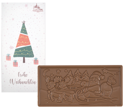 Vollmilch-Schokolade Weihnachten
