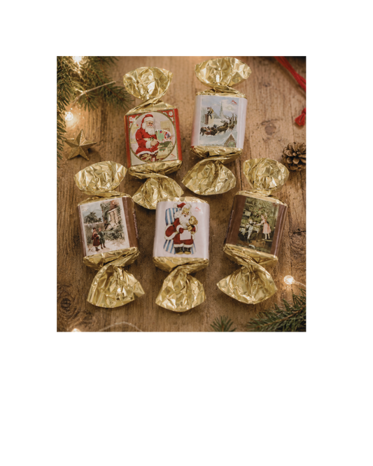 5 Marzipanbusserl im Geschenksäckchen