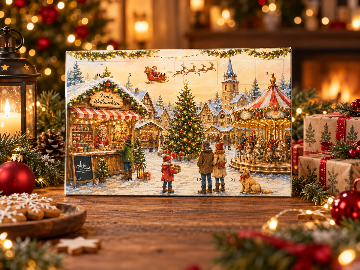 Kleiner Adventskalender "Weihnachtsdorf"