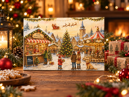 Kleiner Adventskalender "Weihnachtsdorf"
